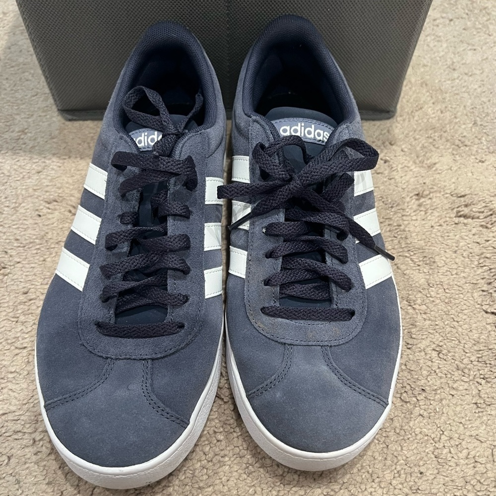 Adidas Blue Suede Sneakers